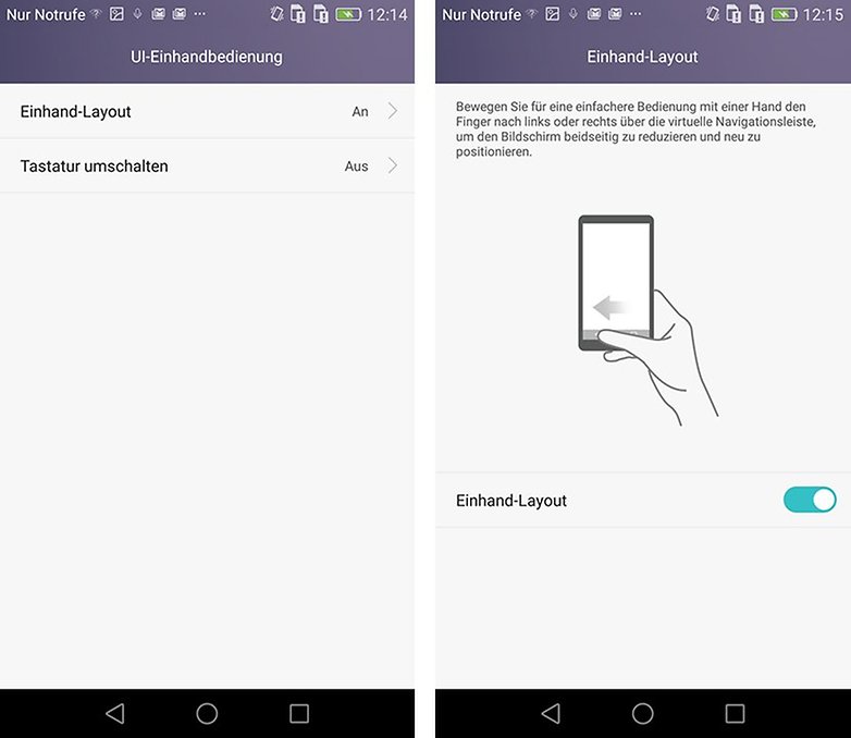 honor 7 einhandbedienung de