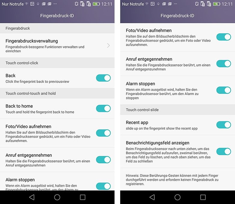 honor 7 fingerabdrucksensor de