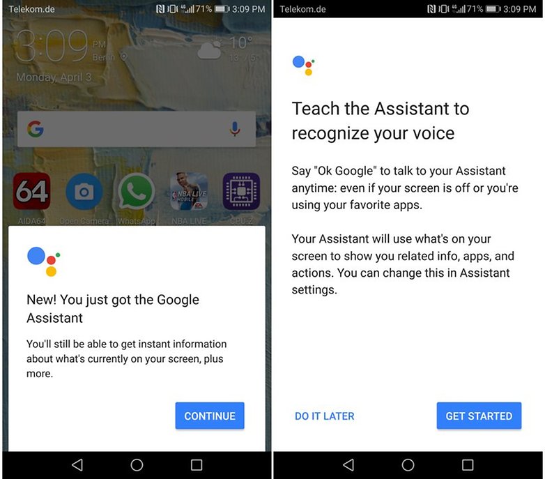 honor 8 Pro google assistant