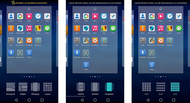 huawei emui bearbeitungsmodus