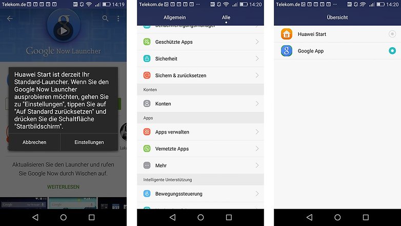 huawei p8 lite emui google launcher