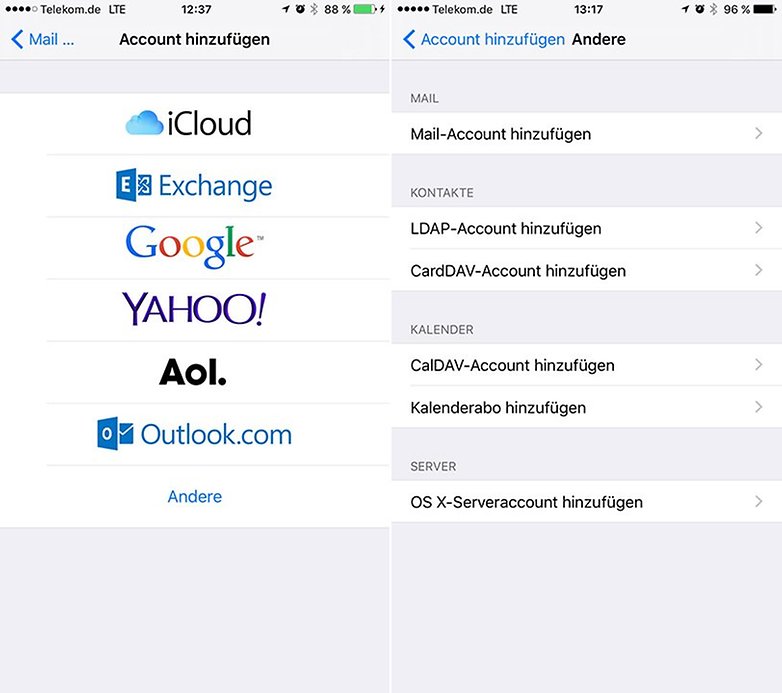 iOS Android Kontakte uebertragen 1