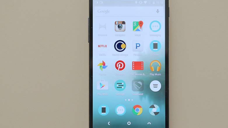 nextbit front homescreen