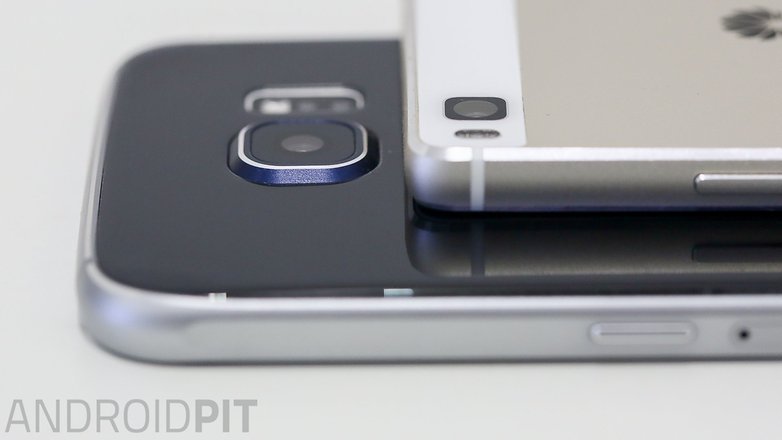 samsung s6 vs Huawei p8 rear camera