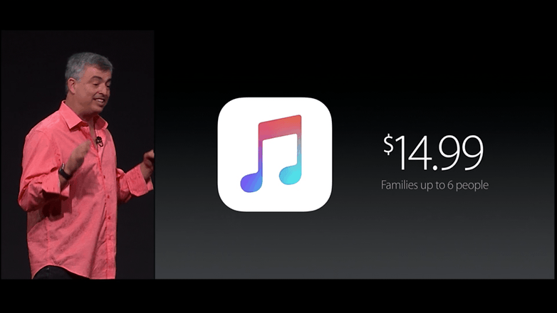 wwdc 15 apple music price familie
