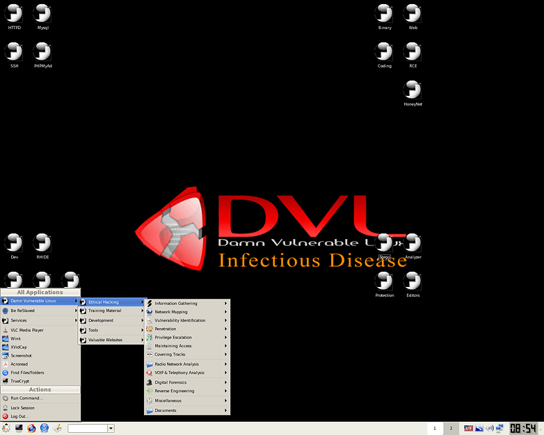 Damn Vulnerable Linux
