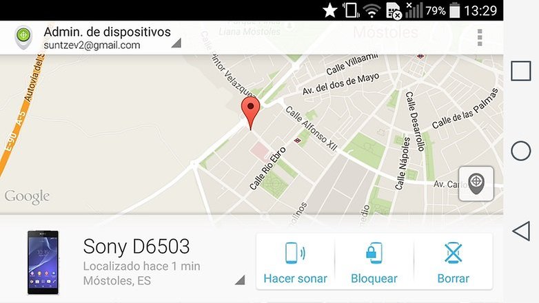 Administrador dispositivos
