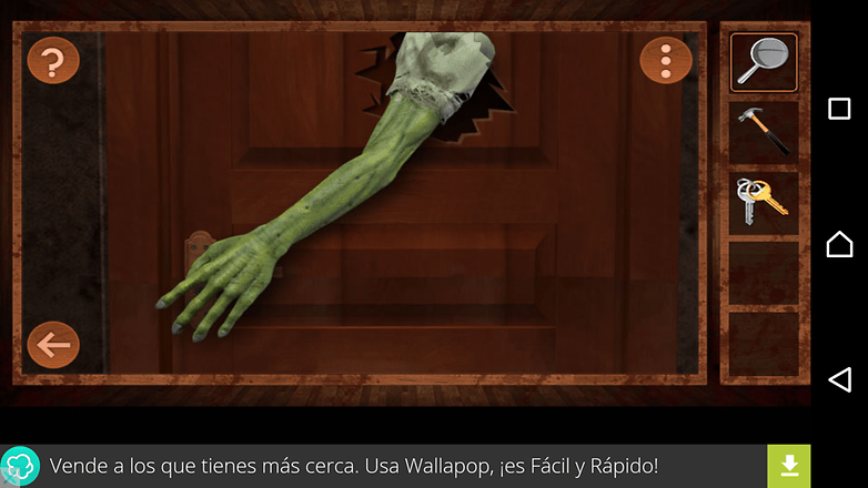 Escapa piso terror