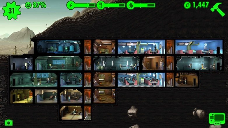 Fallout Shelter refugio