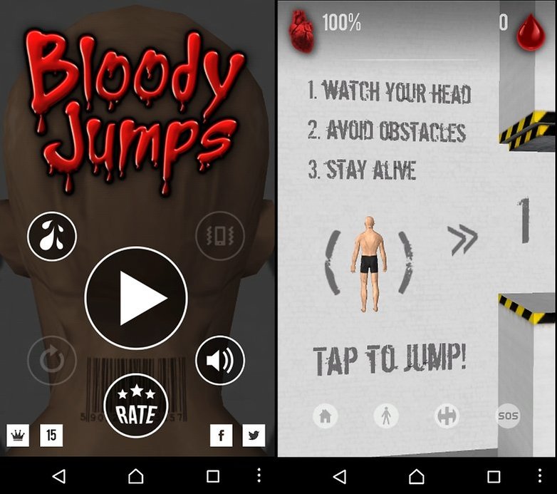 bloody jumps
