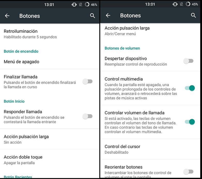 botones CM12