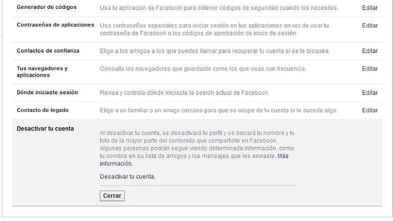 contacto legado web facebook