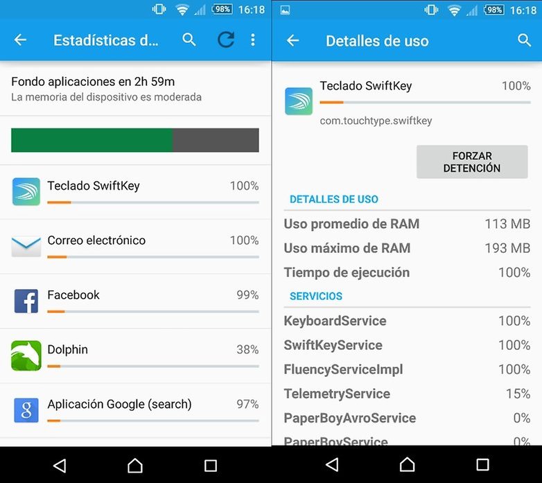 estadisticas procesos