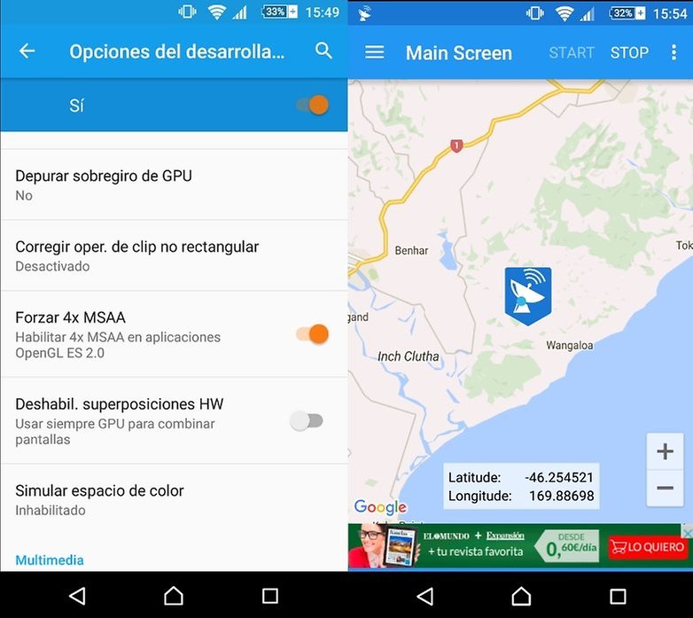 forzar msaa fake gps
