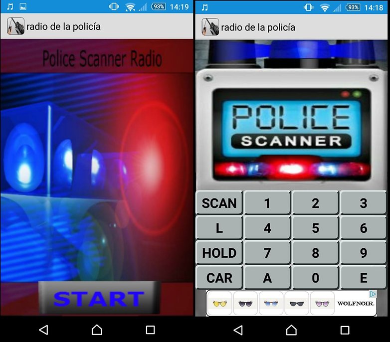 policia sonido