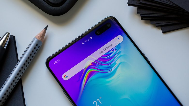androidpit samsung galaxy s10 5g front camera