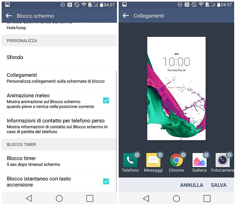 lg g4 collegamenti