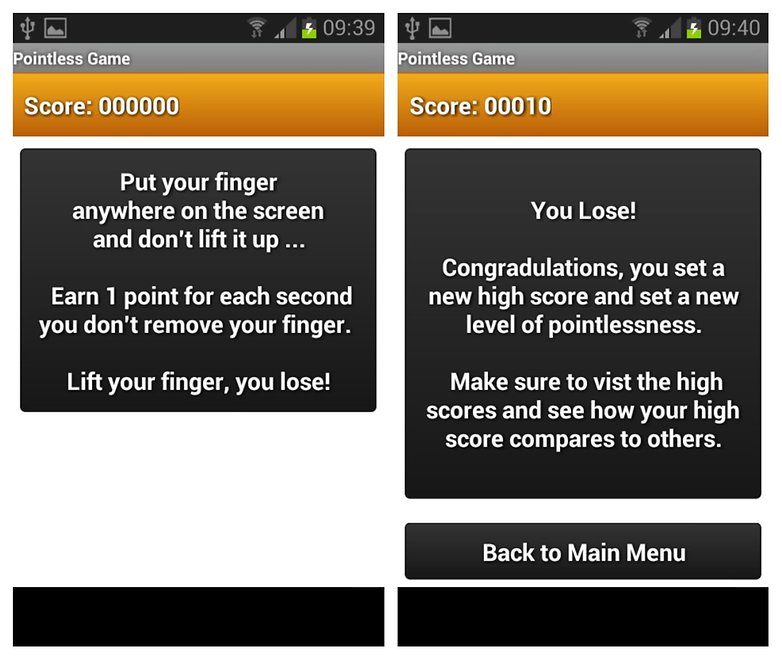 pointless game