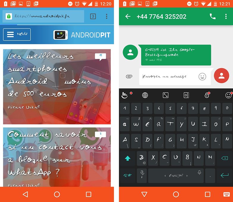 androidpit FR calligraphie suite android