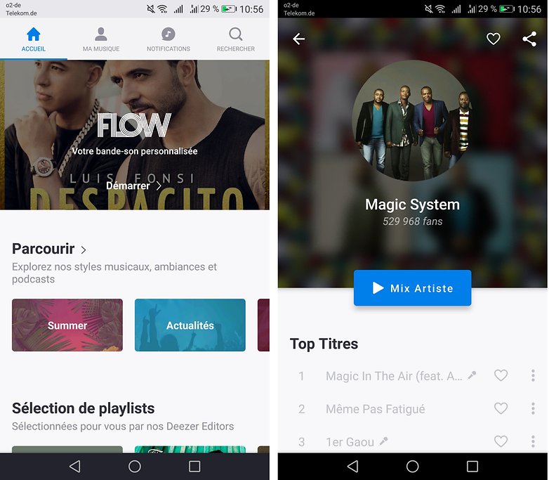 androidpit FR deezer 2017