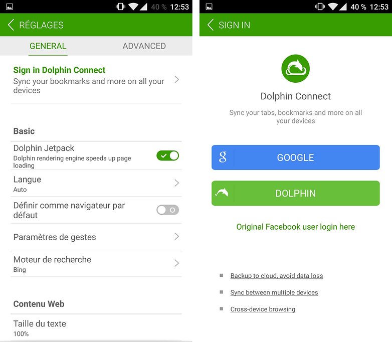 androidpit FR dolphin connect