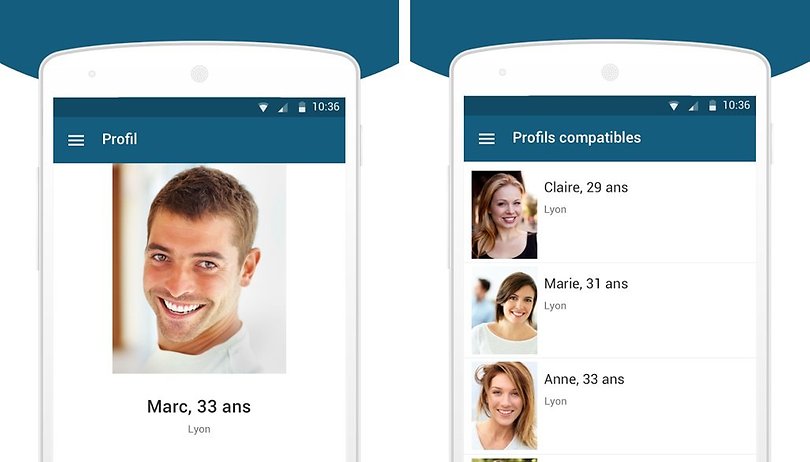 Téléchargement de modèle de profil de rencontre