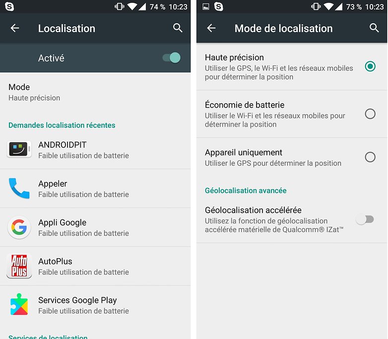 androidpit FR mode haute precision
