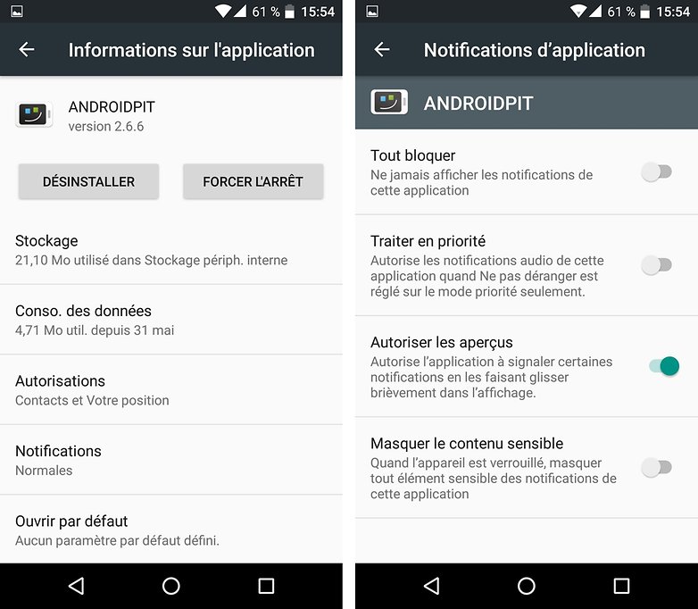 androidpit FR notifications marshmallow