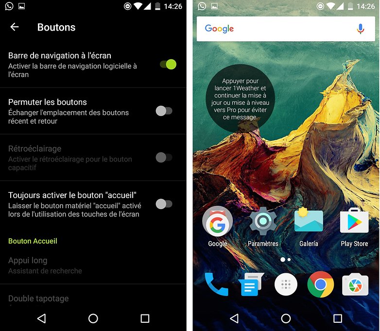 androidpit FR oneplus3 boutons