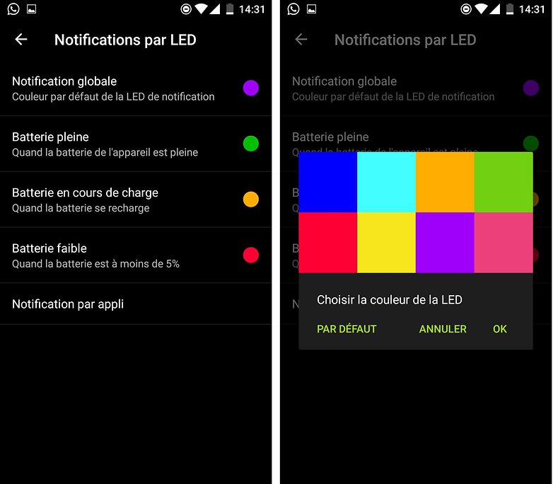 androidpit FR oneplus3 led