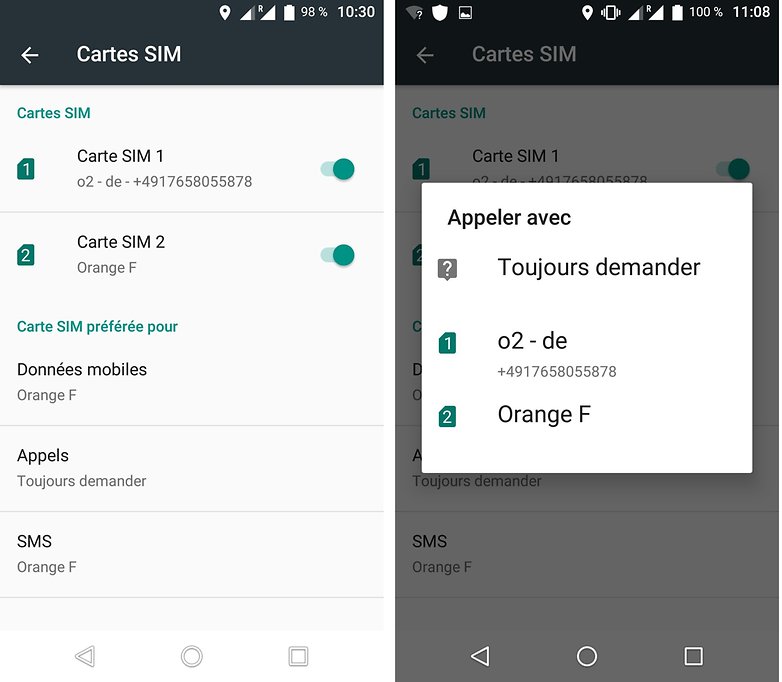 androidpit FR sim toujours appeler
