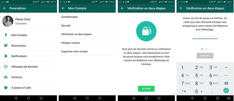 comment sécuriser whatsapp sur android