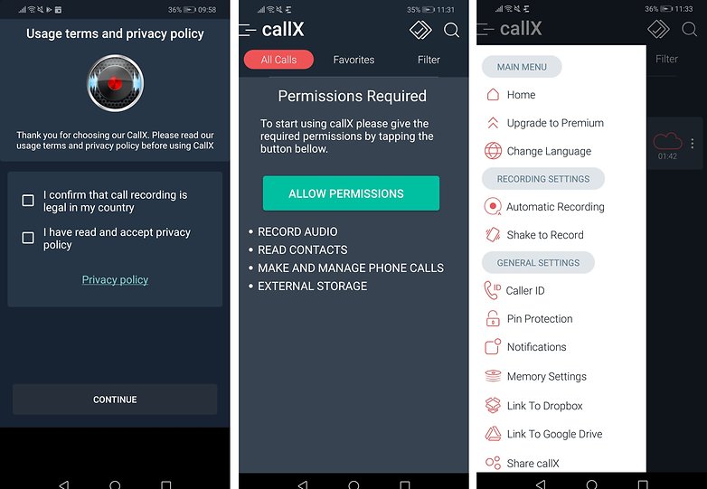  تطبيق Enregistreur d'appel automatique 2018 - callX 