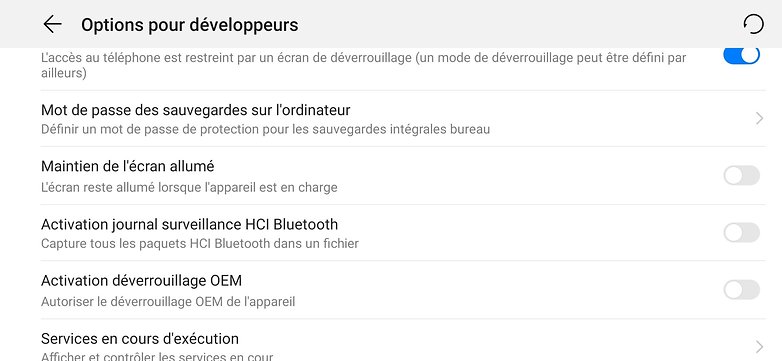 androidpit ecran allume