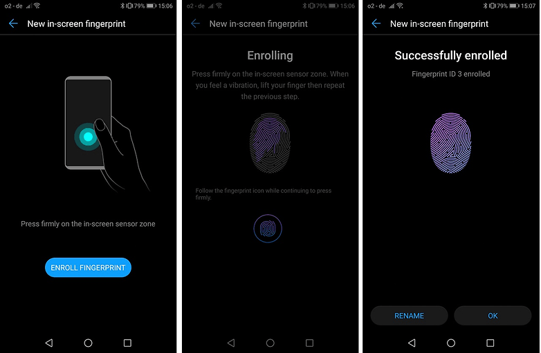 show fingerprint android fingerprint in loved (and display it tried an sensor We