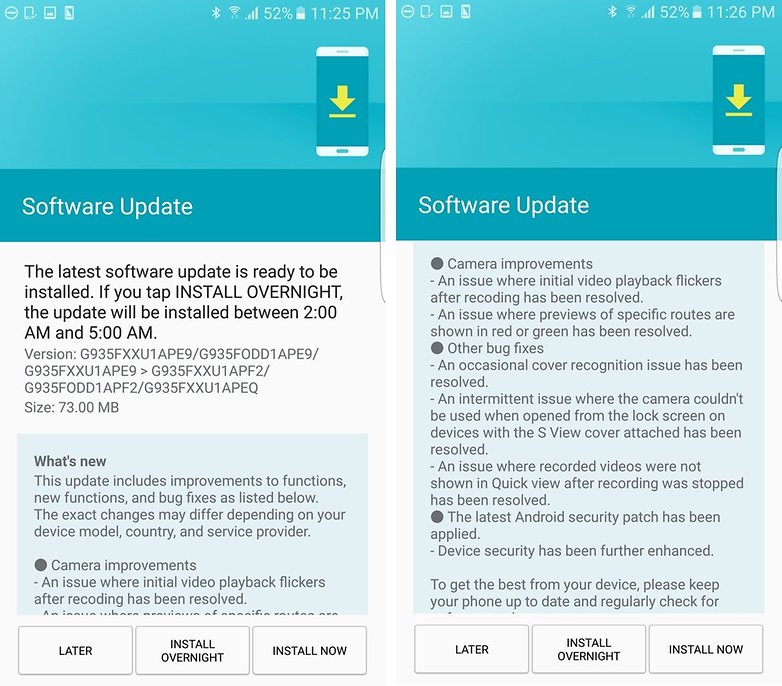 androidpit galaxy s7 edge update