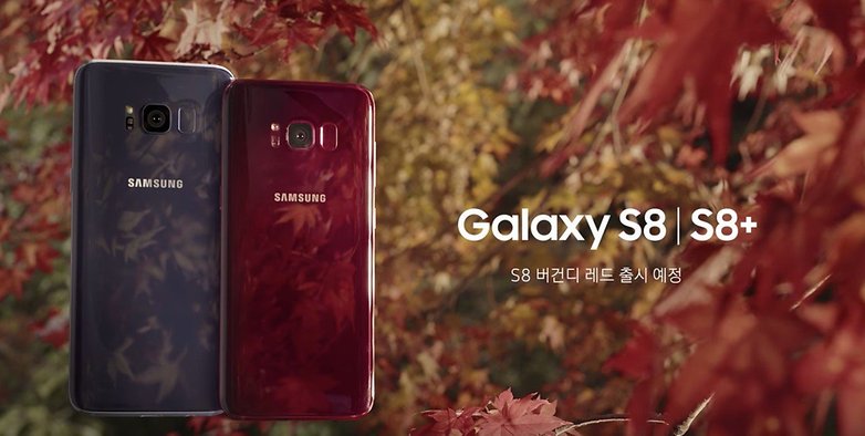 androidpit galaxy s8 red
