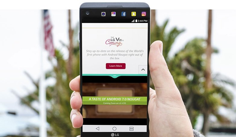 androidpit lg v20 second screen