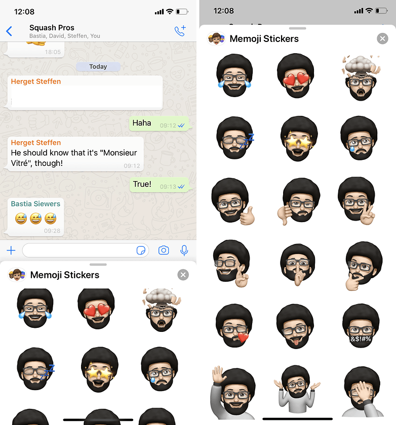 AndroidPit Memoji WhatsApp