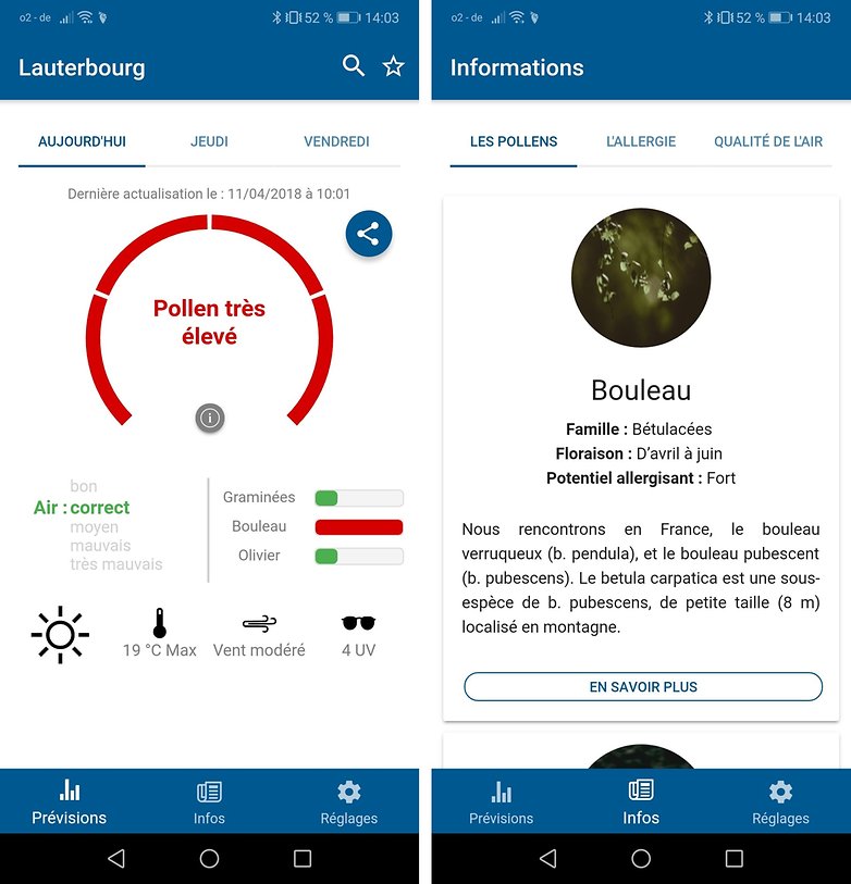 androidpit meteo pollen
