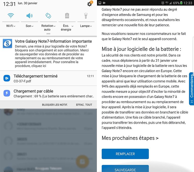 androidpit mise a jour galaxy note 7