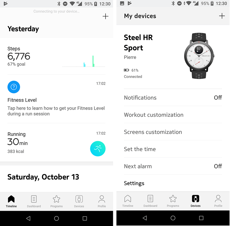 difference between steel hr and steel hr sport