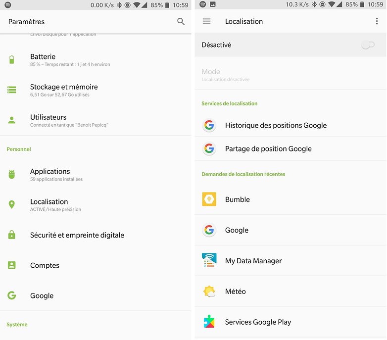 androidpit oneplus 5 localisation