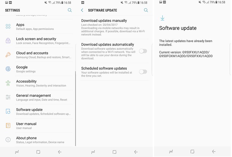 androidpit update samsung galaxy s8