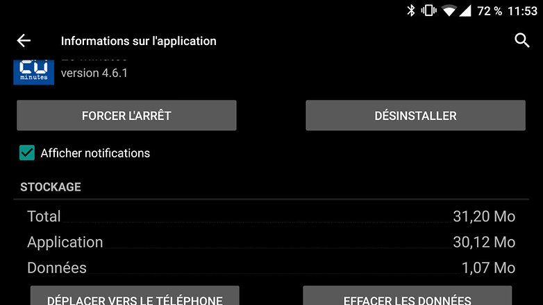 appli 20 minutes