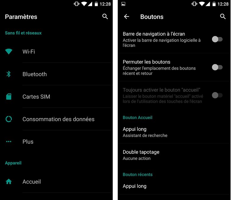 buttons oneplusX