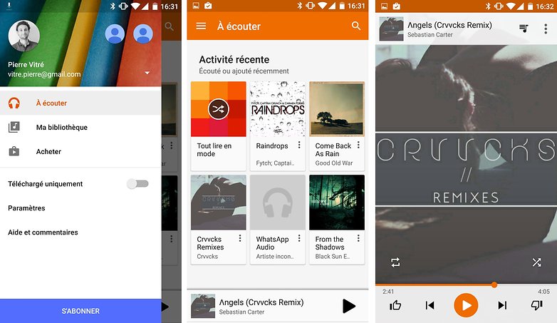 google play music francais