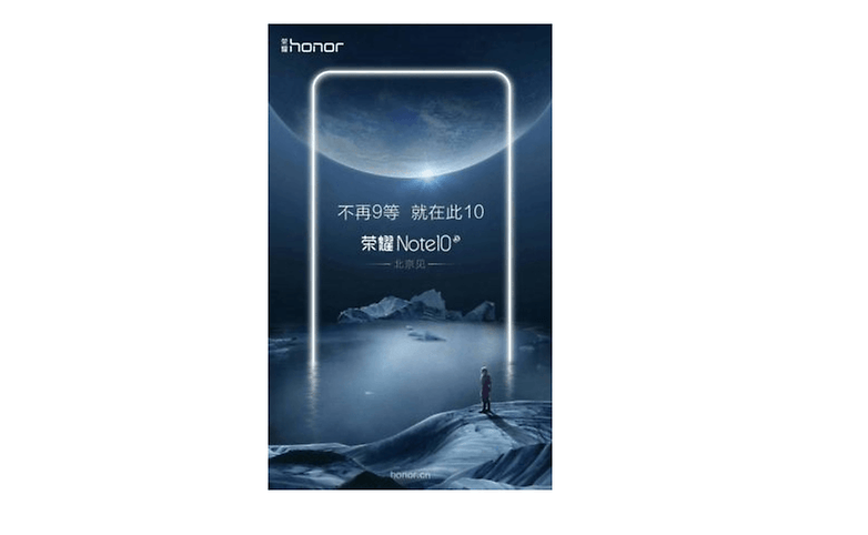 honor note 10 teaser