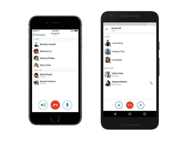messenger calls group