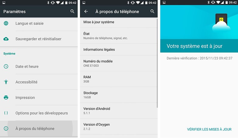 comment faire mise à jour du téléphone android